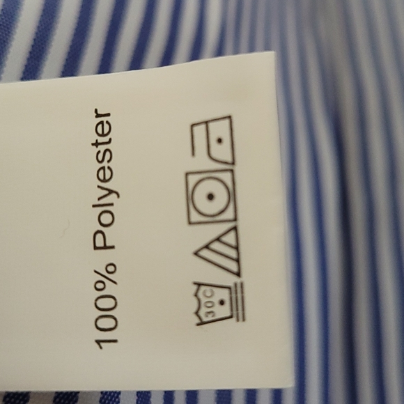 BLUE & WHITE STRIPED TOP - Picture 9 of 9